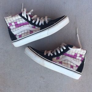 Checkered Sk8-Hi Vans
